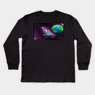 EvolVR: Overview Effect Kids Long Sleeve T-Shirt